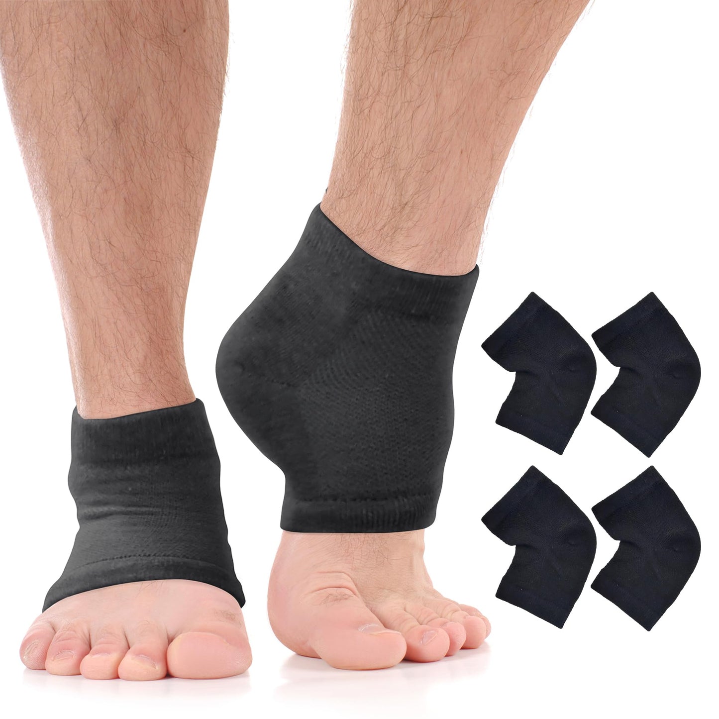 Moisturizing Socks For Men & Women | Cracked Heel Treatment With Aloe Vera | Moisturizer Heel Callus Remover | Aloe Socks For Cr