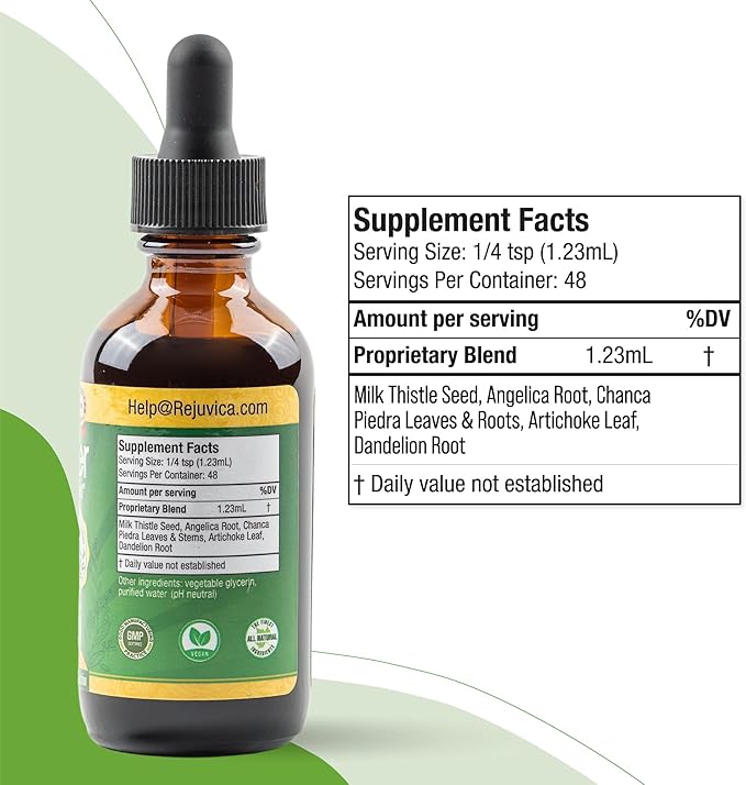 '+ VitaLiver - Support Sleep + Liver Health - Liquid Delivery for Better Absorption - Chamomile, Milk Thistle, Melatonin, Artichoke, Hops, Dandelion & More!