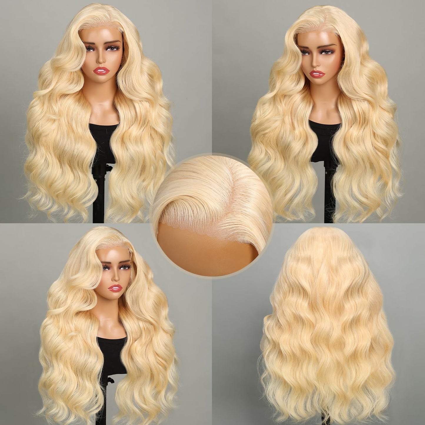 Superlook 6X5 Wear And Go Glueless Wigs Human Hair 613 Lace Front Wig Human Hair 240% Density Blonde Lace Front Wigs Human Hair