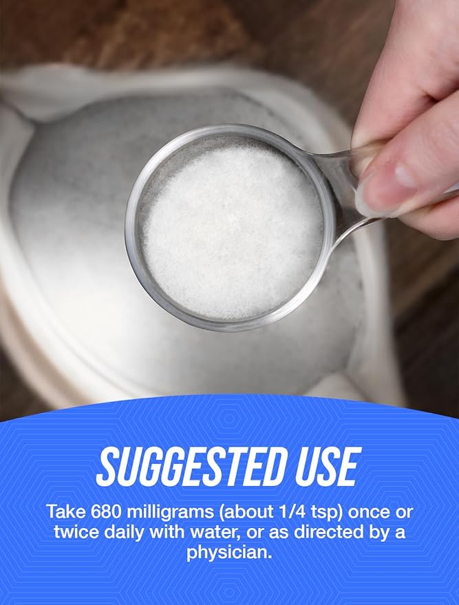 BulkSupplements.com Magnesium D-Aspartate Powder - Magnesium Supplement, High Absorption Magnesium - Gluten Free, 680mg (49mg of Magnesium) per Serving, 1kg (2.2 lbs) (Pack of 1)