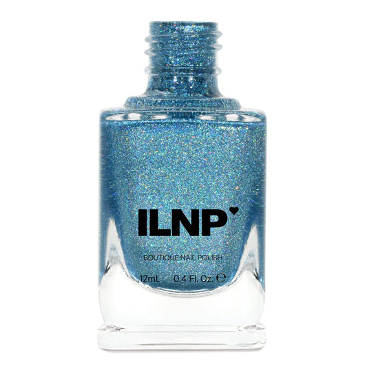 Ilnp Cold As Ice - Icy Blue Holographic Nail Polish