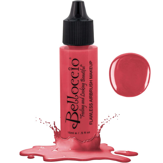 Half Ounce Bottle Of Pink Delight Blush Belloccio'S Professional Flawless Airbrush Makeup Blush