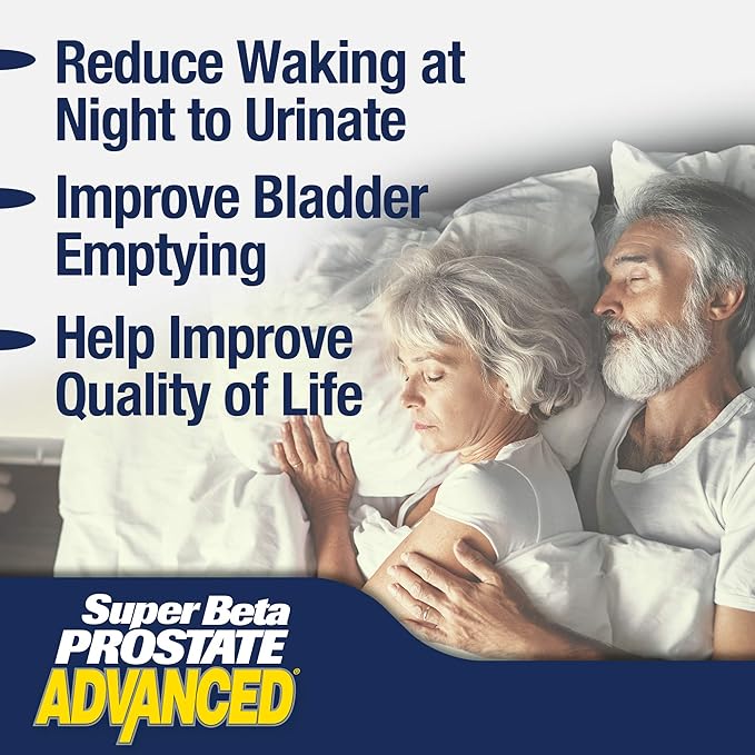 Super Beta Prostate Advanced Chewables - Prostate Support Supplement for Men's Health (180 Chews, 3-Pack)
