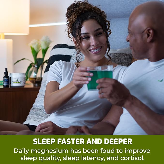 BIOptimizers Sleep Breakthrough 2.0 – Natural Support Supplement | Calming Relief Aid Adults | Non Habit Forming | 202.5 g Powder Blue Berry Dreams