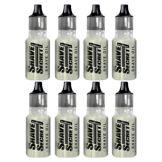 Pack Of 8 - Shave Secret Shaving Oil, 0.63 Fl Oz