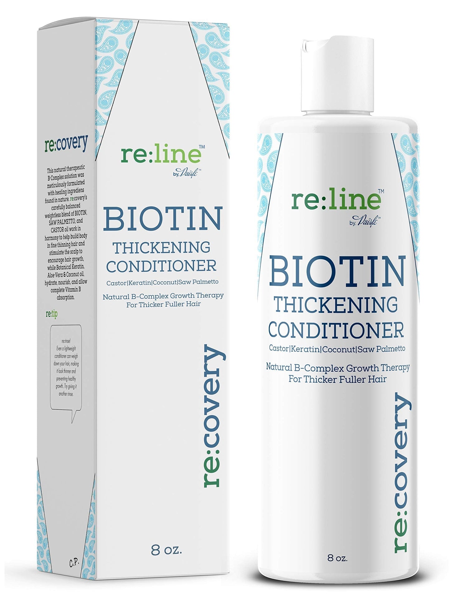 Biotin Hair Growth Conditioner for Hair Loss Natural Thickening Volume Conditioner for Fine Hair Volumizing Deep Treatment for T