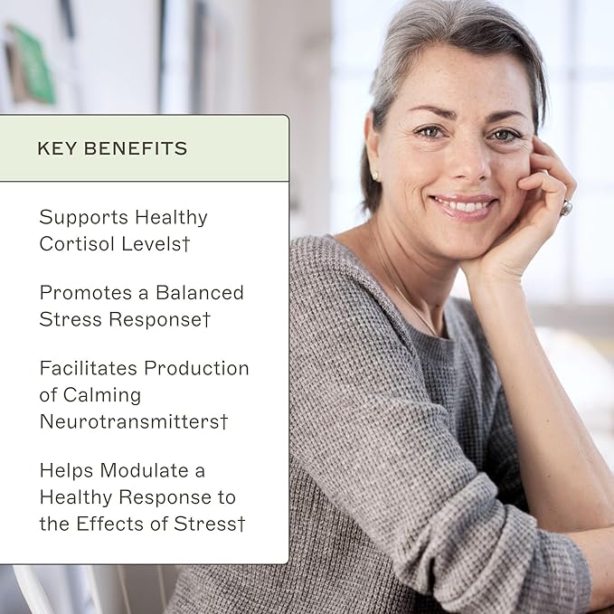 Dr Amy Myers ZenAdapt - Adaptogen Supplement Blend to Support Mind & Stress Relief - Pea (Palmitoylethanolamide) & Saffron to Help Modulate a Healthy Stress and Metabolic Response - 120 Capsules
