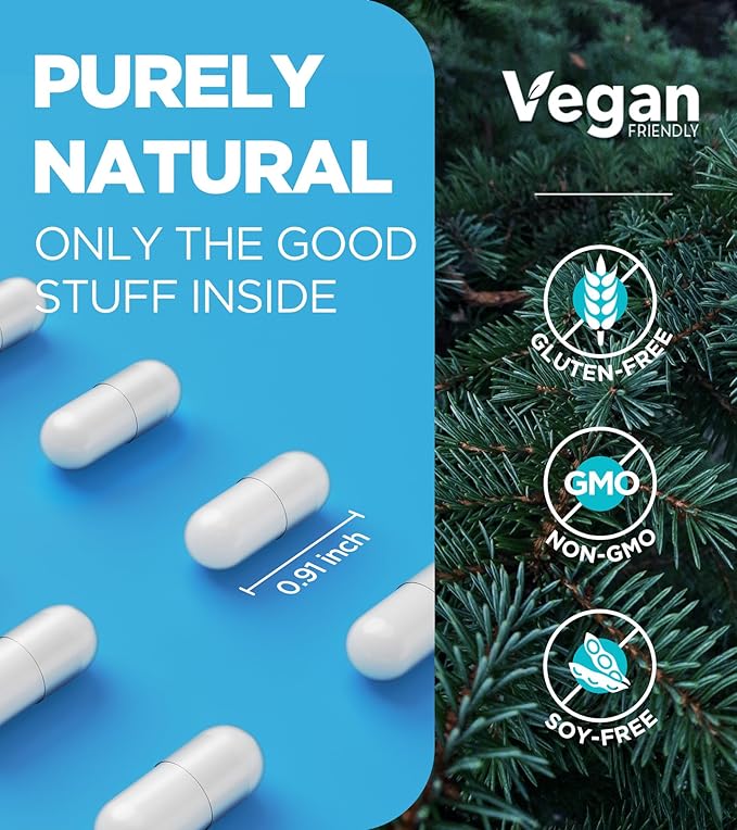 Quadruple Magnesium Supplement, 400mg of Chelate Magnesium Glycinate, L-threonate, Citrate & Malate | Max Absorption Complex w/Vitamin D3 & B6, for Sleep Heart Muscles Nerves, Non-GMO, 120 Vegan Caps