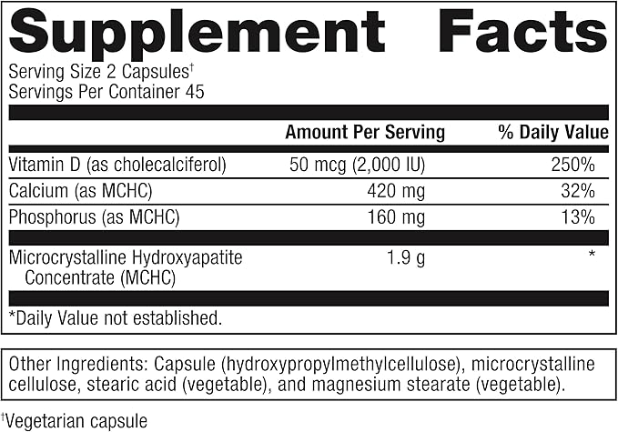 Metagenics Bone Builder Forte – Enhanced Bone Support with 2000 IU Vitamin D* | 45 servings,90 Count (Pack of 1)