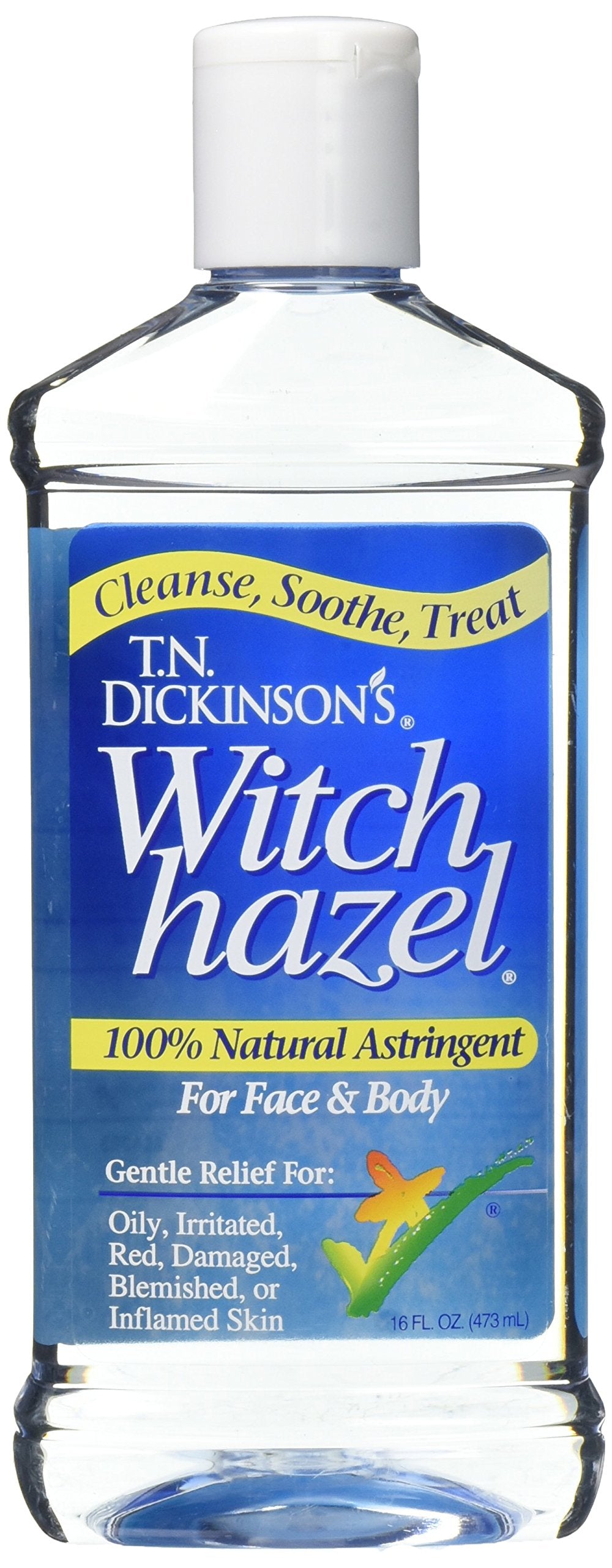 T.N. Dickinson'S Astringent, 100% Natural, Witch Hazel 16 Fl Oz (473 Ml) (2 Pack)