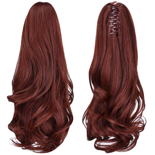 Ponytail Extension,16 '' Claw Clip Hair Extensions Ponytail Short Curly Hair Ponytail Extension Natural Looking Synthetic Hairpi