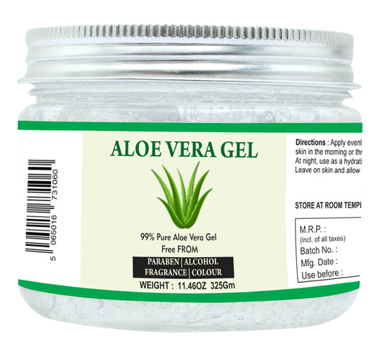 Raslok Aloe Vera Gel | 100% Pure Natural Aloe Gel | For Moisturizing Face Skin & Hair Care,Durable Moisturizing Hydrating Soothi