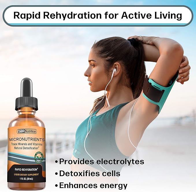 Micronutrients Liquid Drops | PrimaVie Shilajit, Electrolyte Concentrate, Trace Elements | Fulvic & Humic Acid | For Energy, Keto, Vegan, Paleo, Leg Cramp | Magnesium Sodium Potassium Zinc
