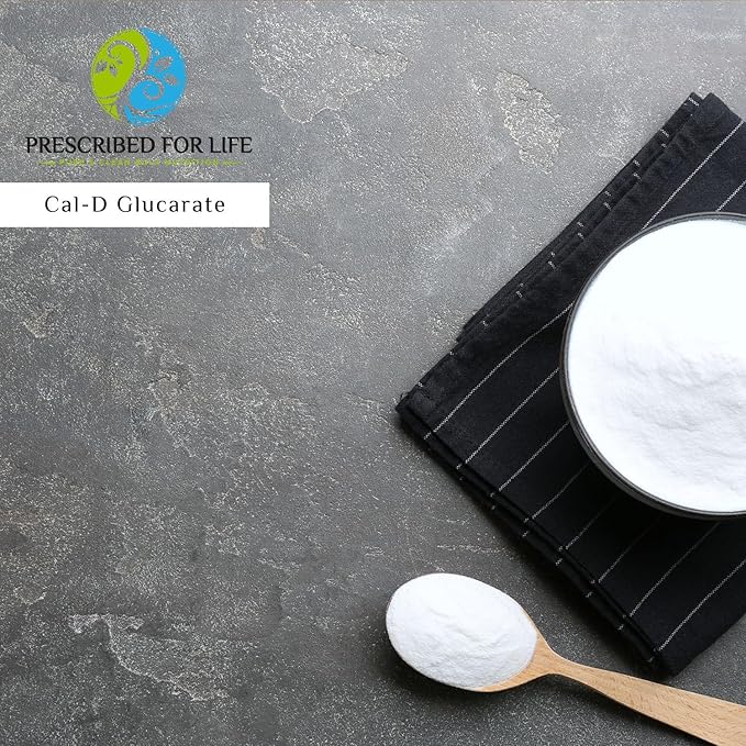 Prescribed for Life Calcium D Glucarate Powder, Pure CDG Fine Powder, USP Grade, Vegan, Gluten Free, Non GMO (5kg / 11lb)