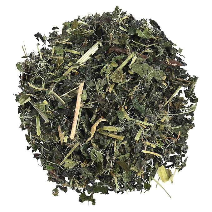 Biokoma Pure and Organic Nettle Dried Leaves 50g (1.76oz) in Resealable Moisture Proof Pouch, USDA Certified Organic - Herbal Tea, No Additives, No Preservatives, No GMO, Kosher