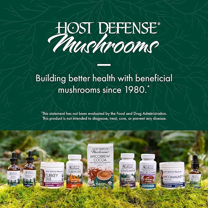 Host Defense Chaga Extract - Immune System Support Supplement - Chaga Mushroom for Antioxidant Activity Support - Liquid Dietary Mushroom Supplement - 2 fl oz (60 Servings)*