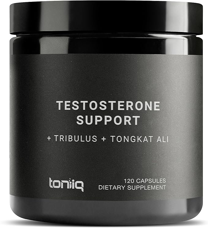 Elite T Formula - Ultra High Potency 200:1 Tongkat Ali, 30:1 Fadogia & 25% Withanolides Ashwagandha - Tribulus with 95% Saponins, Zinc, Boron & Copper - Third-Party Lab Tested - 120 Capsules