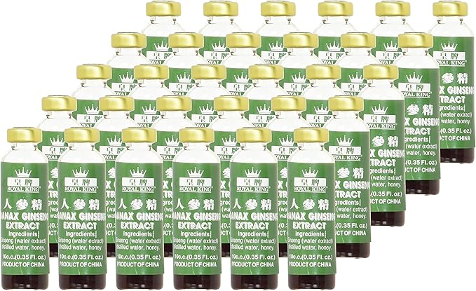 Royal King Red Panax Ginseng Extract 6000mg 10c.c./bottle X 30