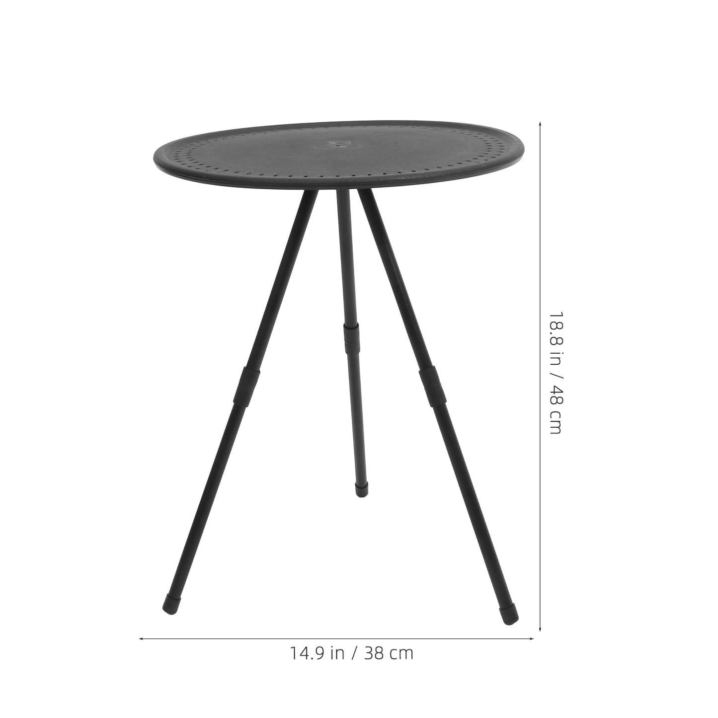 IDEANATEGRATE 1Pack Compact Hiking Table 19.3In Height Adjustable Range for Home Use and Picnics